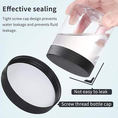 36PCS 8OZ Plastic Jars with Screw On Lids, Labels Refillable Empty Round Slime - Image 3