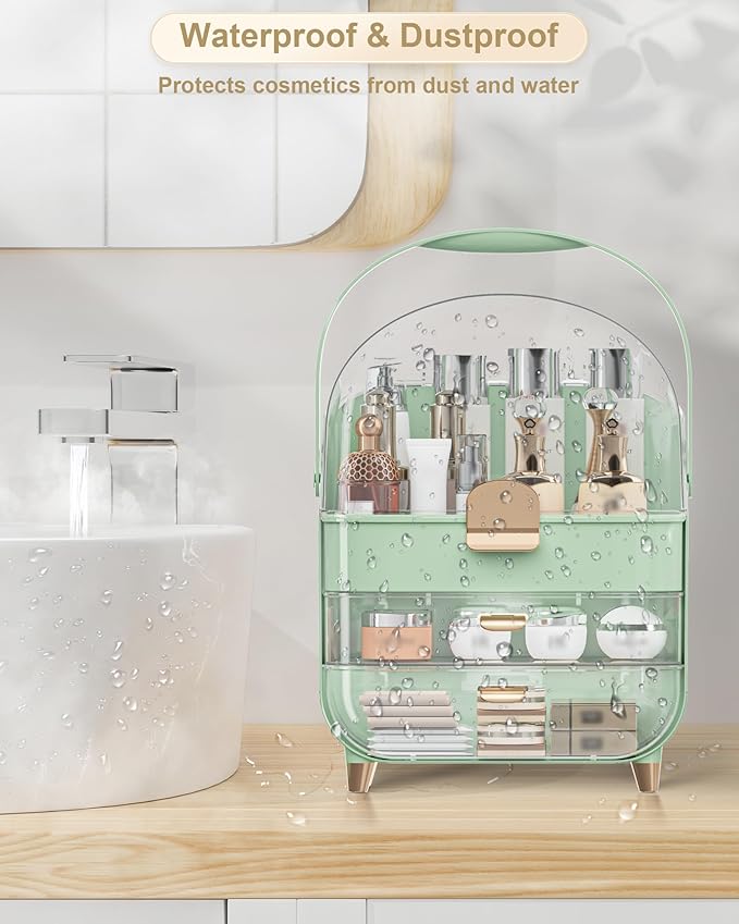 Makeup Organizer, Skincare Holder Bathroom Counter Organizer, Storage Box - Image 8