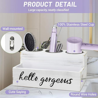 UNISTYLE Hair Dryer Holder Countertop Hair Tool Blow Dryer Holder, Hair - Image 3