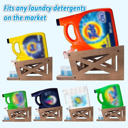 Laundry Detergent Holder, Can Hold 2 Bottles of Laundry Detergent, Holds up to - Image 5