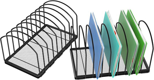 Simple Trending 2 Pack 9 Section Metal File Sorter Organizer by SimpleTrending