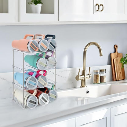 Water Bottle Organizer for Stanley 40 oz Tumbler, Stackable Tumbler Storage - Image 4