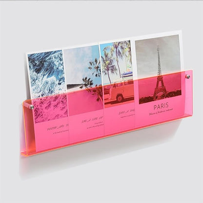 ROYALITA 2-Pack Acrylic Magazine Holder Brochure Holder, Fashion Hanging - Image 5