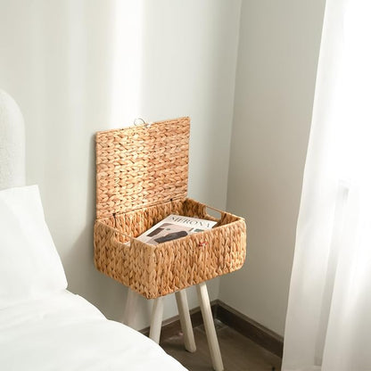 KOKODO Rectangular Water Hyacinth Basket - Image 5