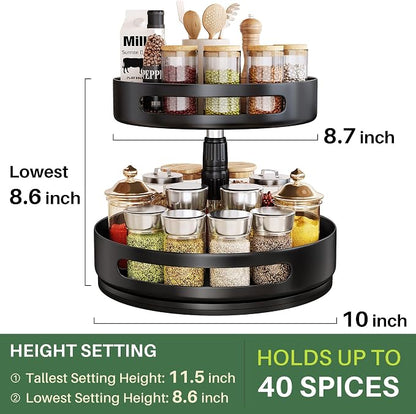 Lazy Susan Organizer Spice Rack - Image 4