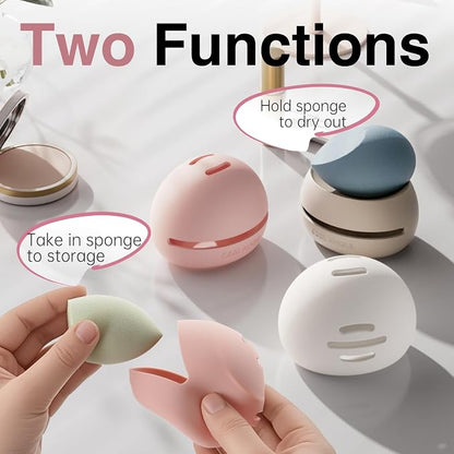 Silicone Makeup Brush Holder And Beauty Sponge Case, Travel Makeup Brush Case - Image 5