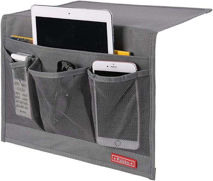 Bedside Caddy, Bedside Organizer Caddy Under Mattress, Holds Magazines by Falaku