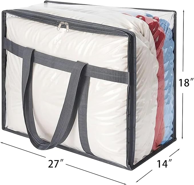 110L Large Capacity Clear Storage Bags - Image 7