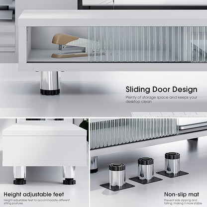 Fenge Dual Monitor Stand, 42.5inch Long Monitor Stands Riser - Image 2