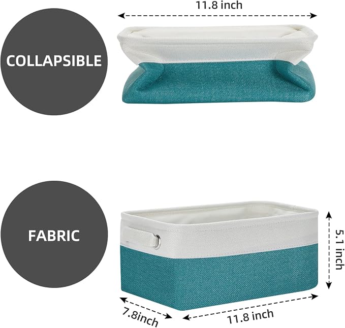 HNZIGE Small Closet Storage Baskets - Image 3