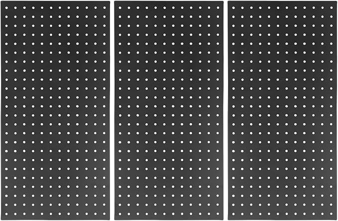 Keenso Metal Pegboard Wall Organizer, Heavy Duty Steel Pegboard, 4 Pack Panels by Keenso