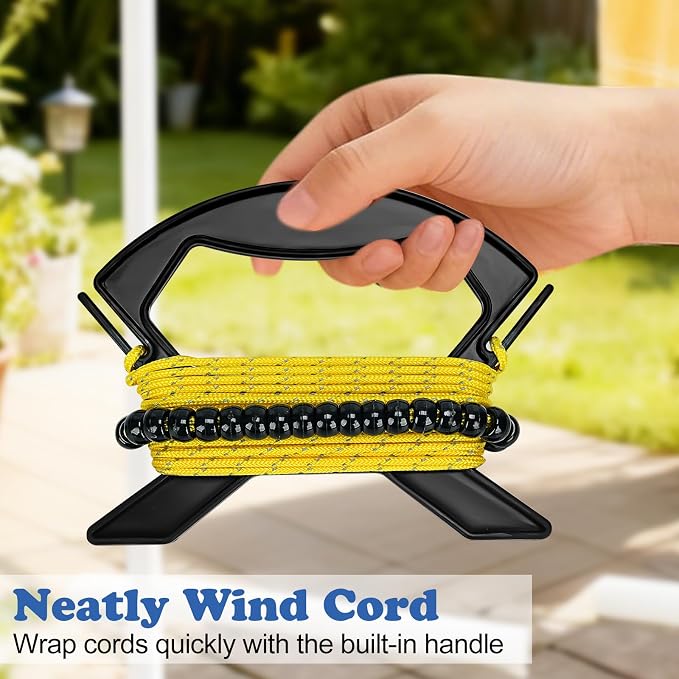 2 Pack Travel and Camping Clothesline - Image 6
