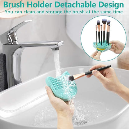 TailaiMei 2 in 1 Makeup Brush Cleaning Mat - Image 4
