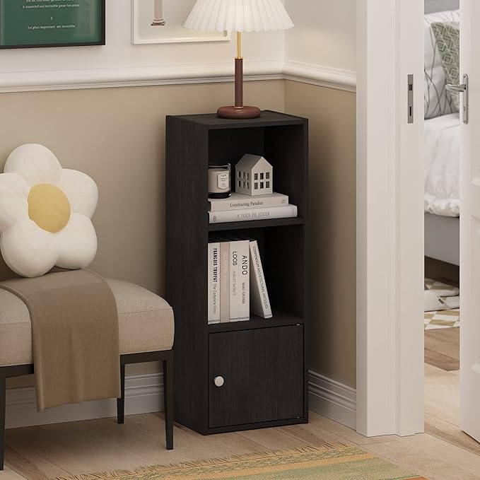 Furinno LUDER Book Shelf, 3-Tier Modern Bookshelf, Bookcase - Image 4