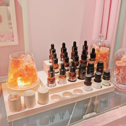 Wooden Essential Oil Rack 4 Tier Essential Oil Holder Shelves - Image 7