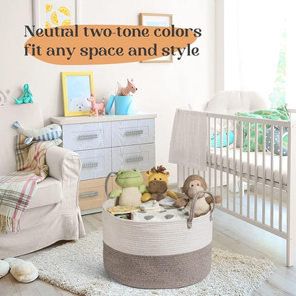 Luxury Little XXXL Nursery Storage Basket, Laundry Basket - Image 8