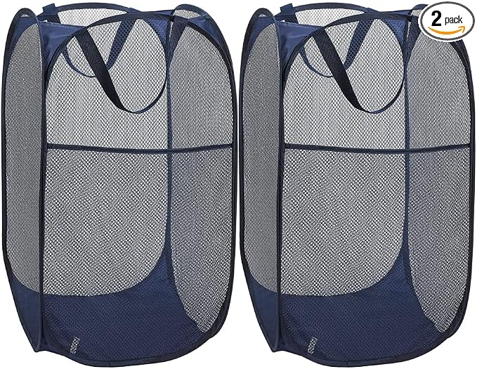 BATTOO Deluxe Strong Mesh Pop up Laundry Hamper Basket by BATTOO