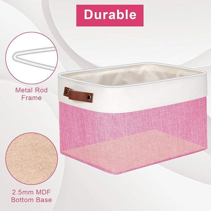Storage Bins Large Fabric Storage Baskets - Image 4