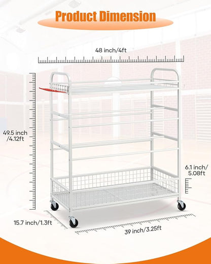 Garage Sports Equipment Organizer - Image 2
