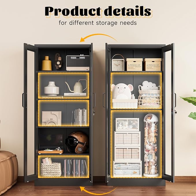 SISESOL Metal Storage Cabinet - Image 6