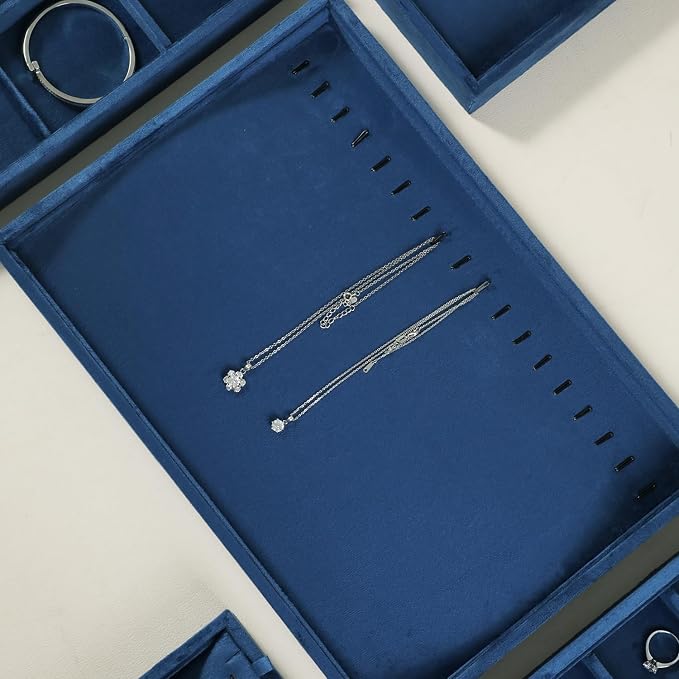 Velvet Jewelry Display Tray For Bracelet Pendant Necklace, Drawer Insert - Image 6