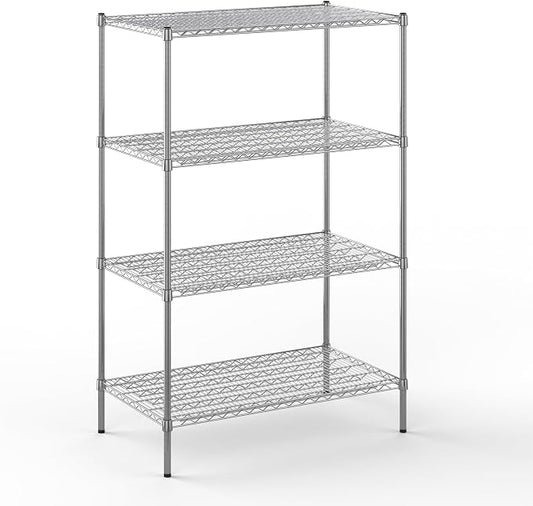 24" Deep x 42" Wide x 64" Height Wire Shelving Kit | 4-Tier | NSF Commercial by Regal+Altair