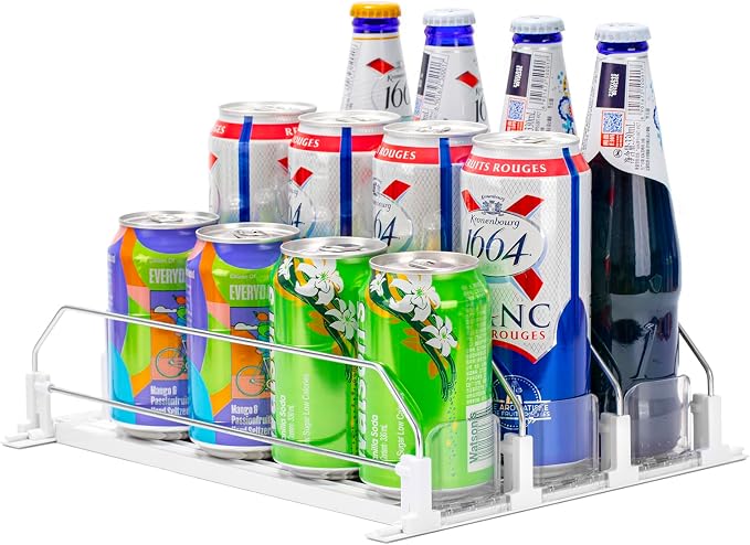 Rula Drink Organizer for Fridge, Self-Pushing Soda Can Dispenser for Mini - Image 4