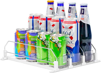 Rula Drink Organizer for Fridge, Self-Pushing Soda Can Dispenser for Mini - Image 4