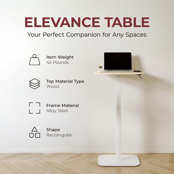 Elevance Height Adjustable Side Table, Versatile Accent - Image 5