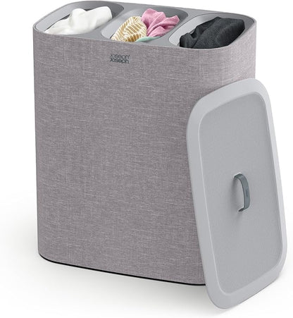 Joseph Joseph Tota Trio 90 liter/23.8 gallon Laundry Hamper Separation Basket by JosephJoseph