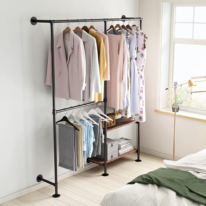 Industrial Pipe Clothes Racks - Image 3