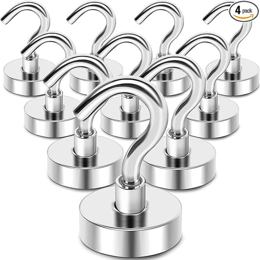 MIKEDE Magnetic Hooks Heavy Duty, 30Lbs Neodymium Magnets by MIKEDE