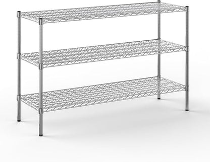18" Deep x 54" Wide x 34" Height Wire Shelving Kit | 3-Tier | NSF Commercial by Regal+Altair