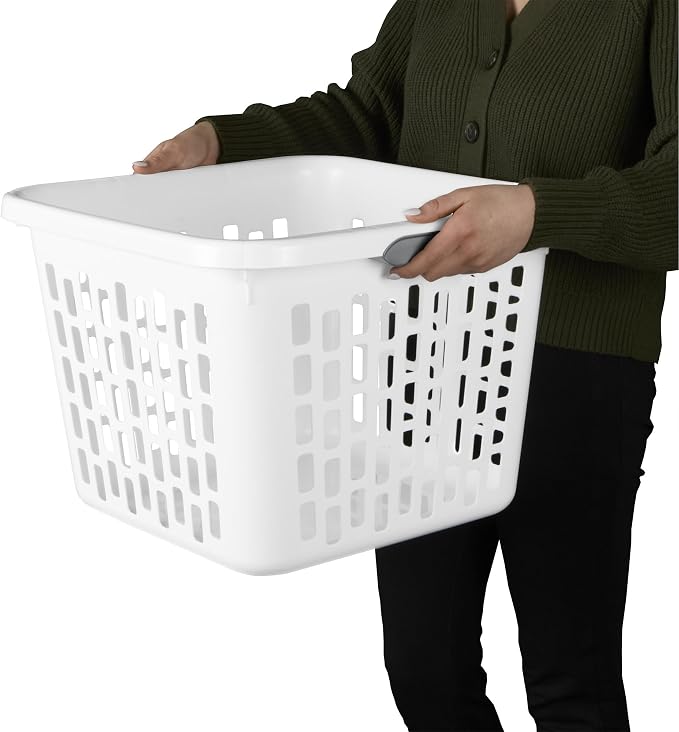 Sterilite 6-Pack 1.5 Bushel Capacity Square Laundry Basket - Image 6