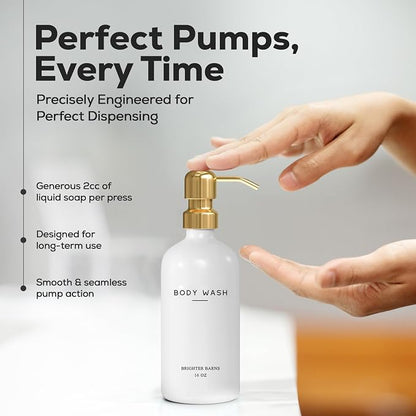 Luxury Shampoo and Conditioner Dispenser Set by Brighter Barns - Image 4