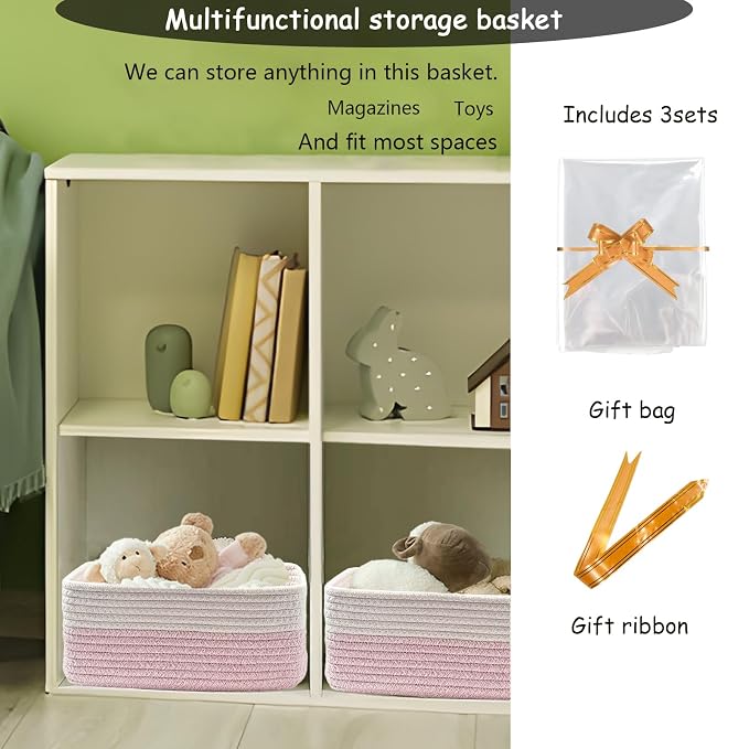 COMFY-HOMI 11.5"x7.5"x4.7" Storage Baskets - Image 4
