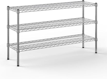 14" Deep x 48" Wide x 27" Height Wire Shelving Kit | 3-Tier | NSF Commercial by Regal+Altair