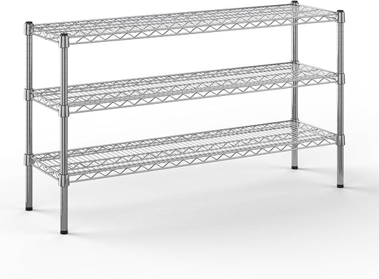 14" Deep x 48" Wide x 27" Height Wire Shelving Kit | 3-Tier | NSF Commercial by Regal+Altair