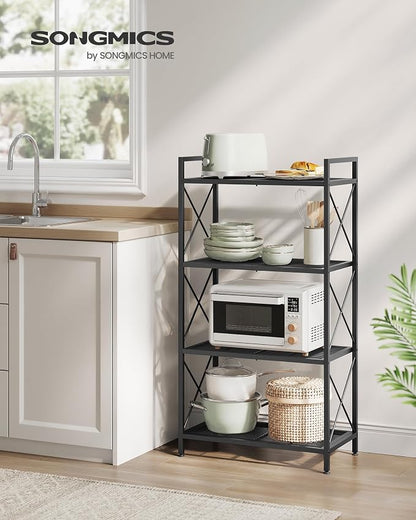 SONGMICS 4-Tier Metal Storage Rack, Shelving Unit - Image 2