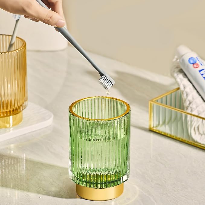 Makeup Brush Holder Organizer, Toothbrush Holders, Desk Pen Pencil Holder - Image 4