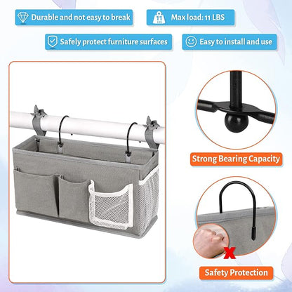Loghot Bedside Caddy/Bedside Storage Bag Hanging Organizer - Image 2