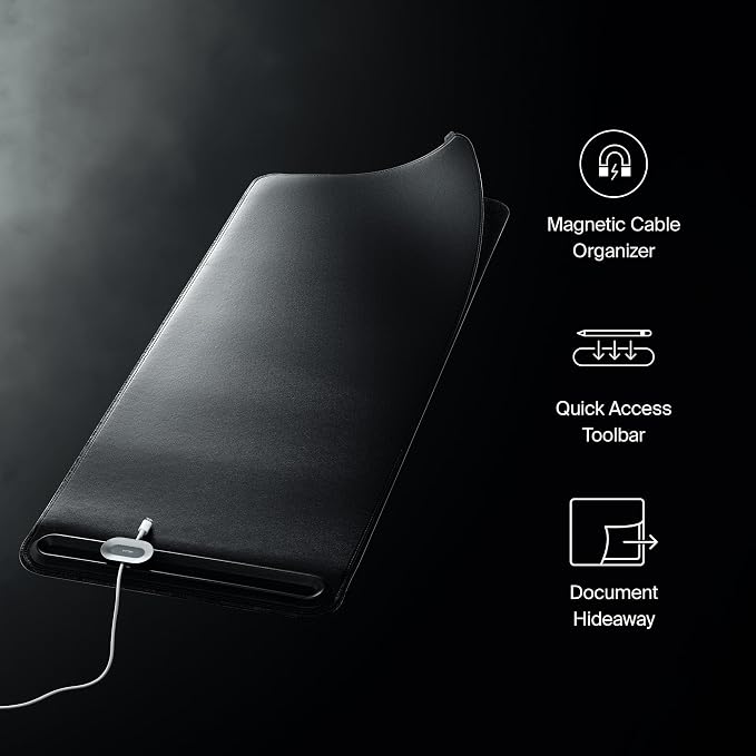 Orbitkey Premium Leather Desk Mat Slim | Multi-Purpose & Waterproof Table - Image 3