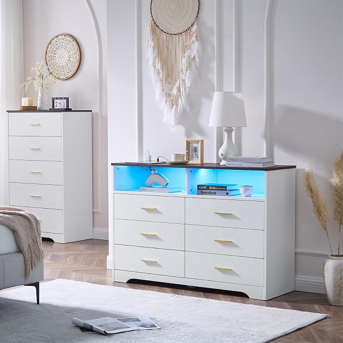 LIDYUK Dresser for Bedroom, Wood Dresser - Image 6