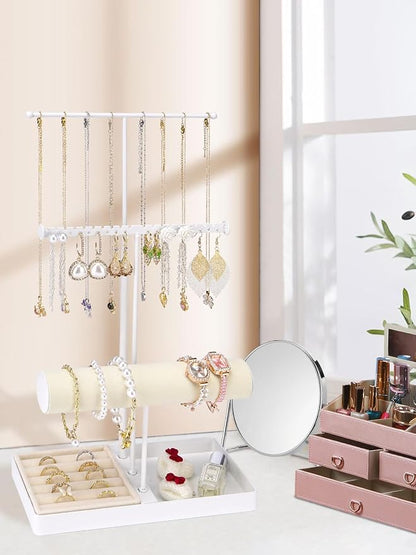 Cirhy Jewlery Holder Necklace Stand, Adjustable Necklace Holder - Image 5