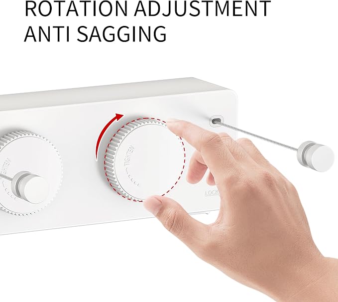 JOOM Retractable Clothesline Indoor Outdoor Clothes Line - Image 3