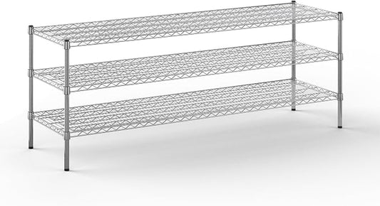 21" Deep x 72" Wide x 27" Height Wire Shelving Kit | 3-Tier | NSF Commercial by Regal+Altair