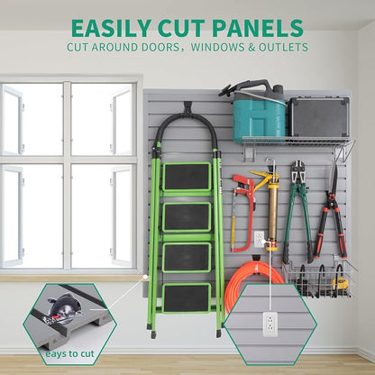 Slatwall Panels 4'x8' Garage Slat Wall Storage Systems - Image 5