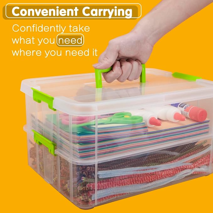 2 Layer Plastic Storage Containers - Image 5