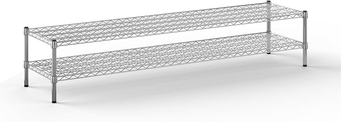 18" Deep x 72" Wide x 14" Height Wire Shelving Kit | 2-Tier | NSF Commercial by Regal+Altair