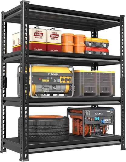 40" W Garage Shelving Heavy Duty，1800LBS Loads Metal Shelving Units and Storage by Rufokisa
